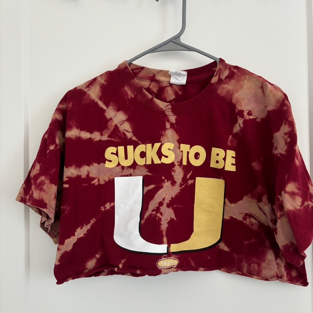 FSU GAME DAY CROPPED TEE sz L